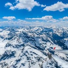 Flugwegposition um 11:35:39: Aufgenommen in der Nähe von Großsölk, 8961, Österreich in 2850 Meter